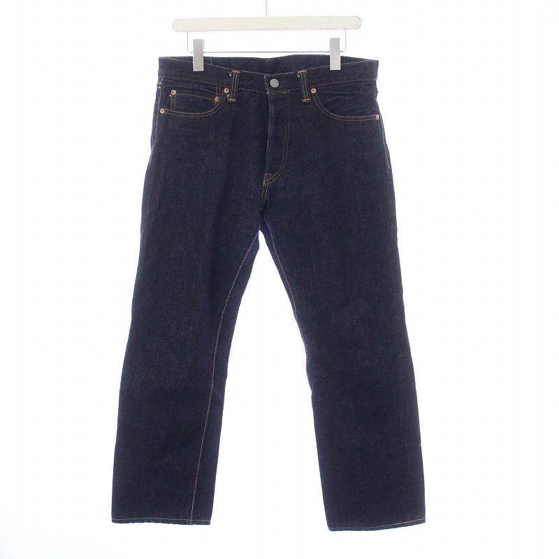 桃太郎ジーンズ MOMOTARO JEANS デニムパンツ ジーンズ ボタンフライ ストレート セルビッチ W33 インディゴ 0705SP /KH