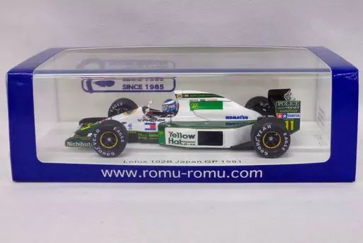 ミニカー 1 43 Lotus 102B Japan GP 1991 11 グリーン×ホワイト ROMU035
