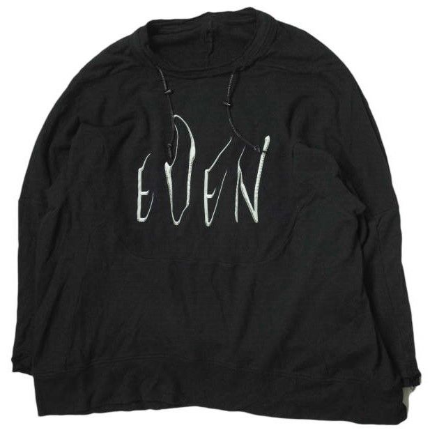 HAMCUS ハムカス EDEN PRINTED PULLOVER オーバーサイズ カットオフスウェット 3 BLACK トレーナー プルオーバー  トップス g10884