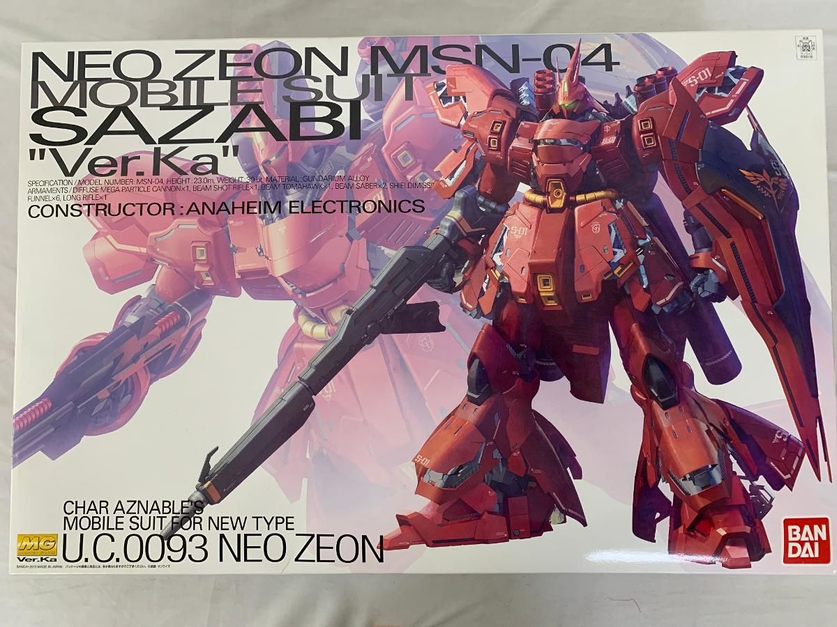 ♪【未開封】MG 1/100 MSN-04 サザビーVer.Ka (機動戦士ガンダム