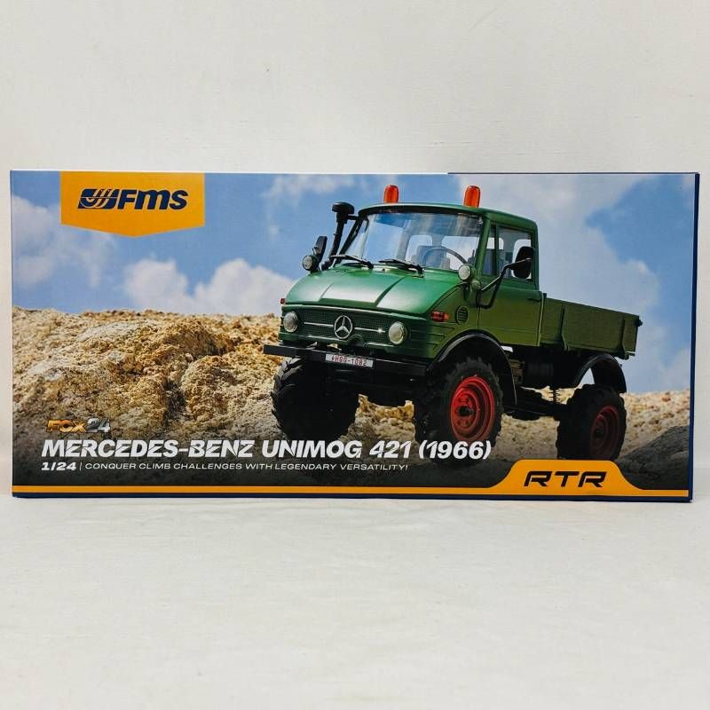 FMS メルセデス ベンツ ウニモグ 421 1966 1|24 ラジコン カー ミニカー | RC MERCEDES BENZ UNIMOG FCX24 カラー レッド
