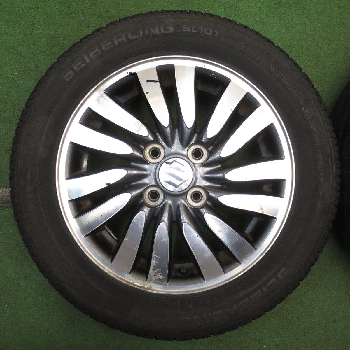ソリオ 中古 スズキ純正 MA15S ホイール アルミ 14インチ 4.5J 4穴 4本 