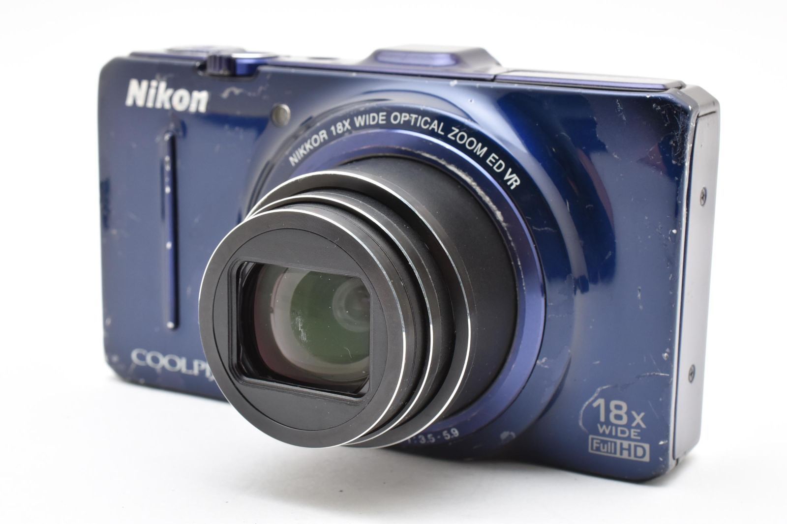 訳あり】 Nikon ニコン COOLPIX S9300 ネイビーブルー