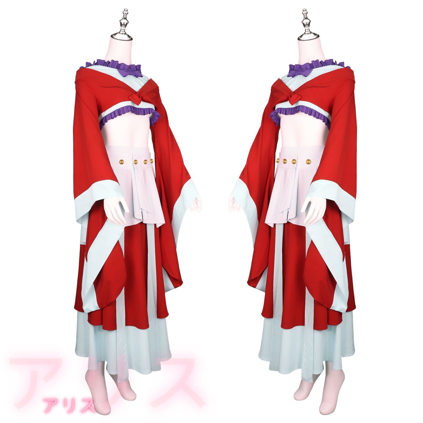 薬屋のひとりごと 猫猫 マオマオ コスプレ衣装 Ending赤い版　コスプレ Amazon.co.jp: ウィッグ追加可 薬屋のひとりごと 猫猫 マオマオ