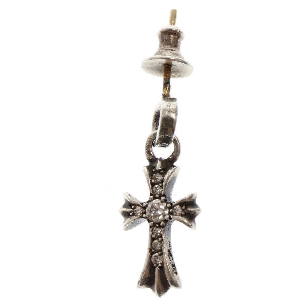 CHROME HEARTS クロムハーツ BBY F PPRCHN P|D ベイビーファット PAVEダイヤ パヴェダイヤ ピアス シルバー