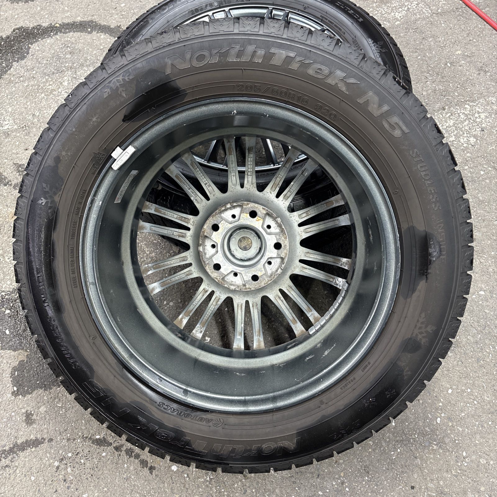 即購入 VELVA 社外ホイールタイヤセット スタッドレス 205 60r16 【最短翌日配送】