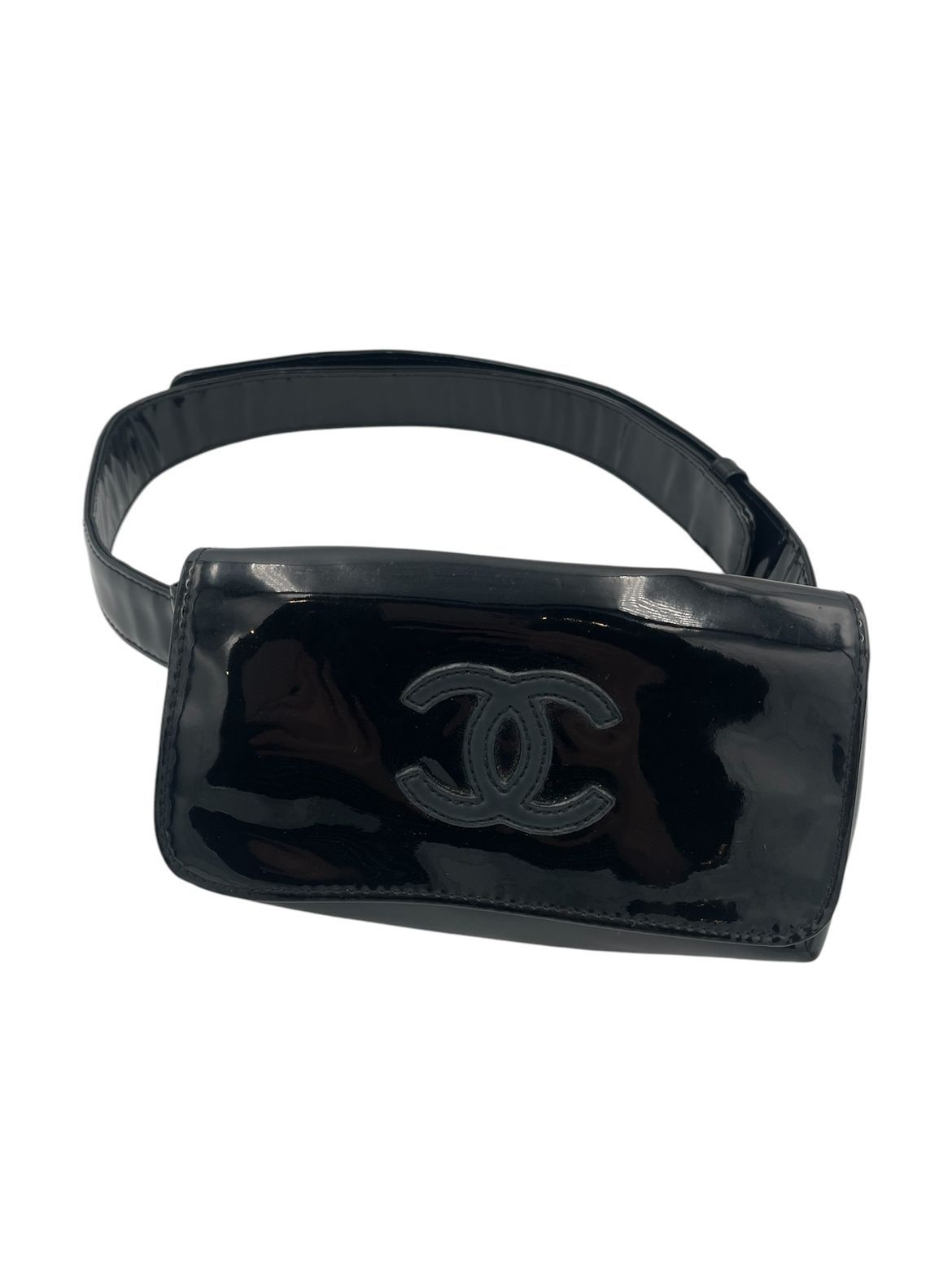 シャネル CHANEL ウエストポーチ ウエストバッグ ココマーク 黒 ブラック ノベルティ レディース