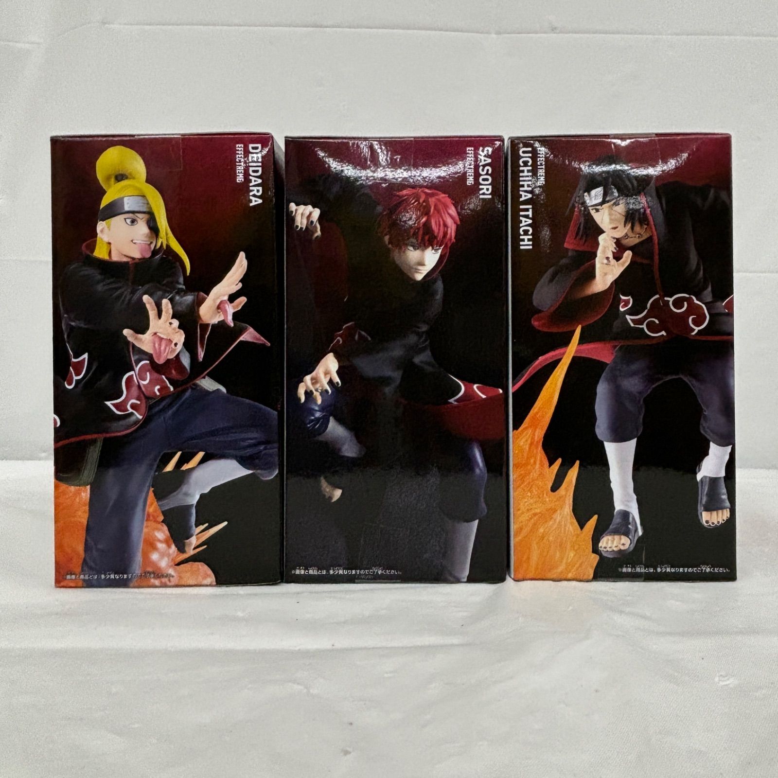 未開封 NARUTO-ナルト- 疾風伝 EFFECTREME 3個セット デイダラ