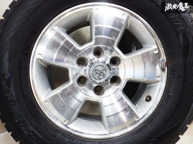 スタッドレス付 純正 215系 ハイラックスサーフ SSR-G 17インチ 7.5J +30 6
