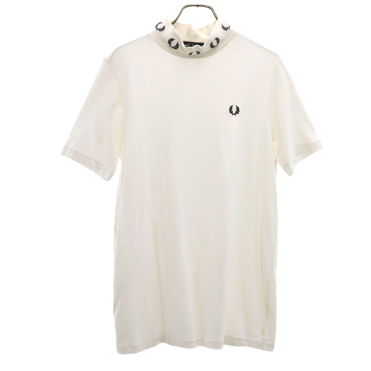 FRED PERRY フレッドペリー 半袖 モックネック Tシャツ UK10