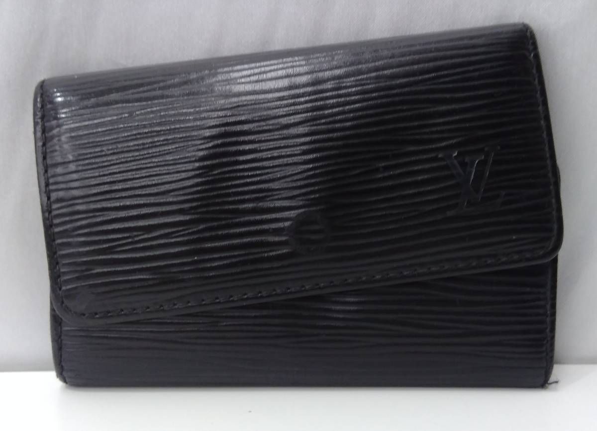 極美品✨　ルイヴィトン エピ キーケース ミュルティクレ 黒 ノワール 6連 鍵 LOUIS VUITTON ルイヴィトン ミュルティクレ6 6連キーケース