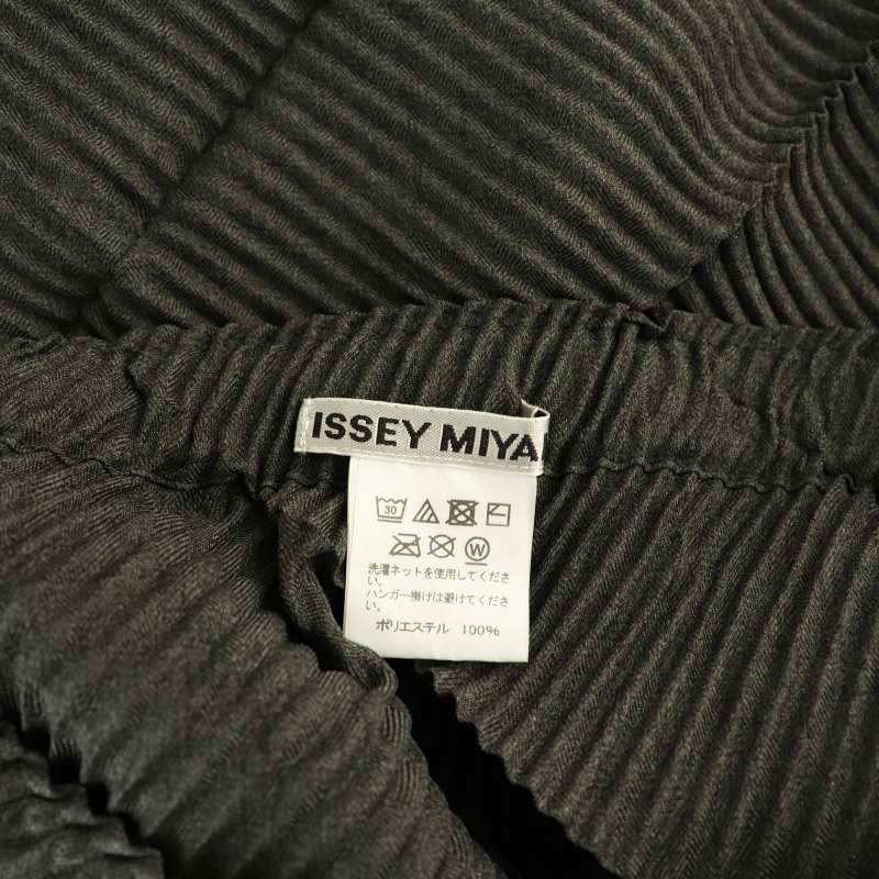Issey Miyake グレー フレアスカート M イッセイミヤケ ISSEY MIYAKE プリーツスカート ロング フレア 2