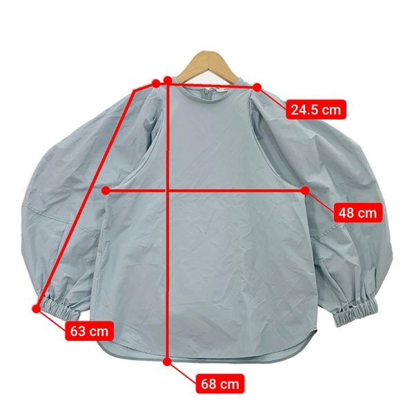 yori ビッグパフスリーブブラウス YR2121-103AW 未使用 長袖 コットン