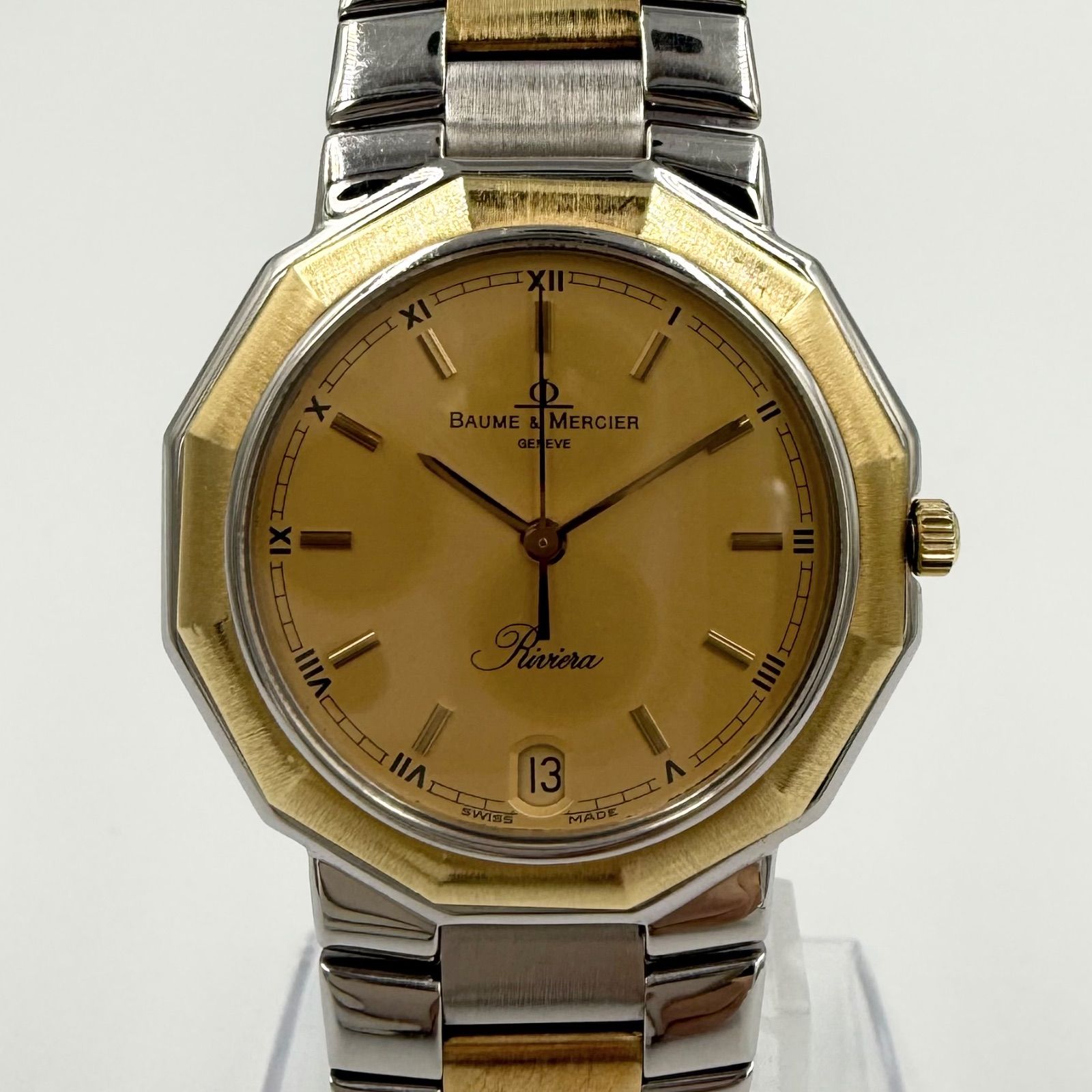 ボーム-メルシェ リビエラ 5131.3 SS クォーツ メンズ 時計 BAUME-MERCIER