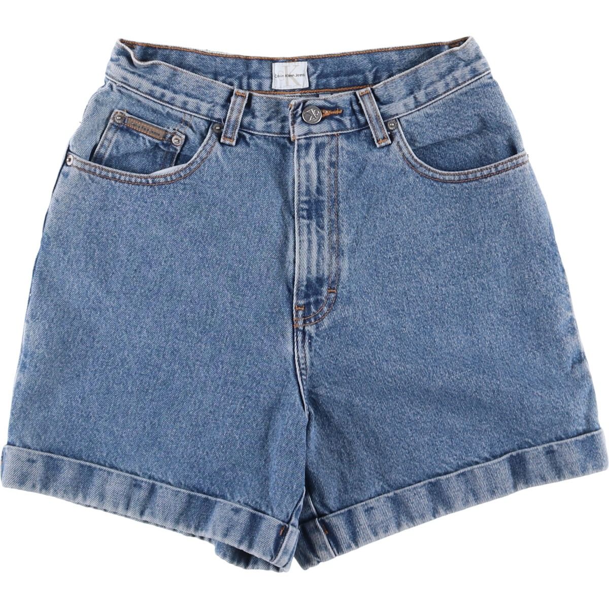 古着 カルバンクライン Calvin klein JEANS デニムショーツ ショートパンツ レディースL w28 相当|eaa549423