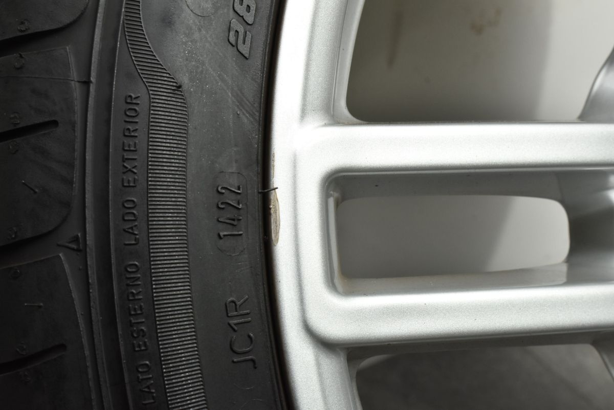 バリ溝 N0 承認】ポルシェ 991 911 カレラ4 純正 19in 8.5J +54 11J +