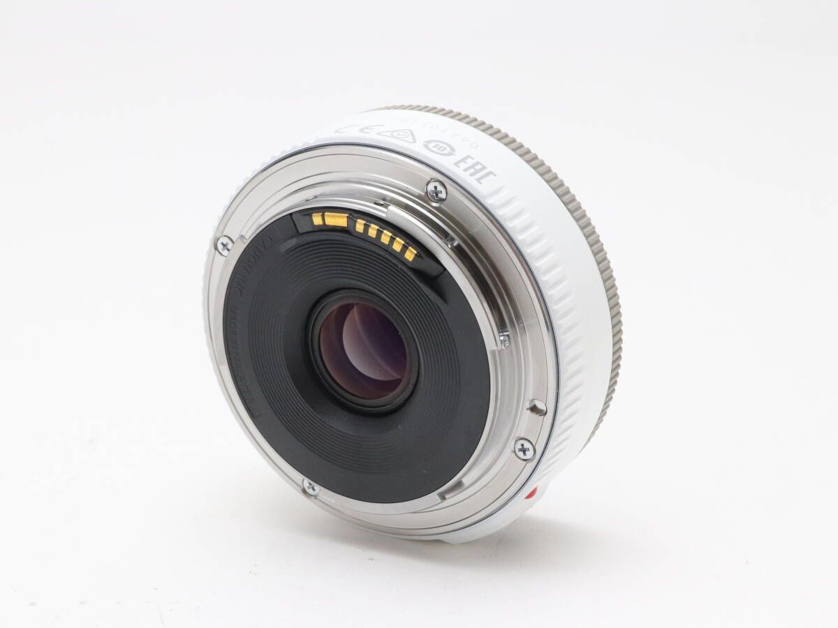 良品 Canon EF40mm F2.8 STM ホワイト AA3707#48 EFレンズ キヤノン 単焦点レンズ Canon EF40mm F2.8 STM