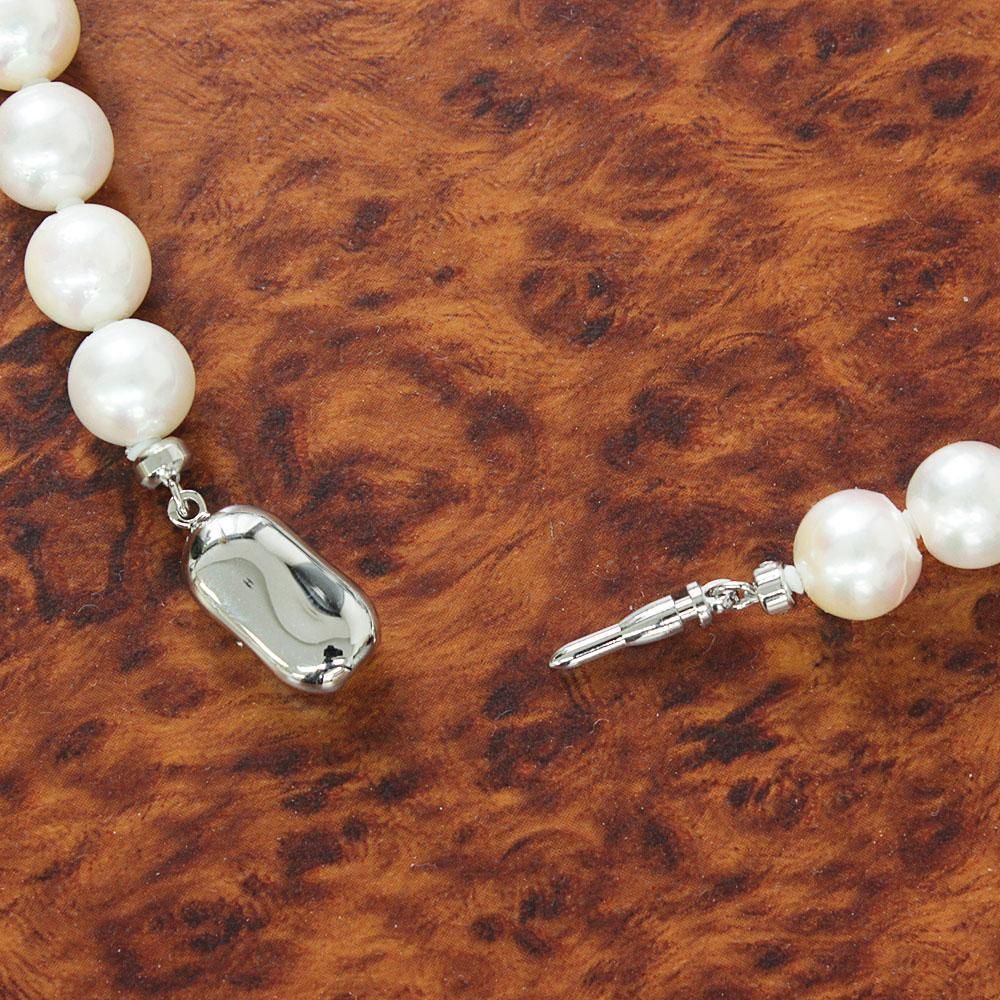 ほんのりピンク♪ アコヤ パール 8mm - 8.5mm 真珠 ネックレス 鑑別