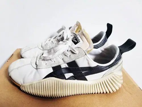 onitsuka tiger(オニツカタイガー) 白黒 255 S26 ／ D オニツカ
