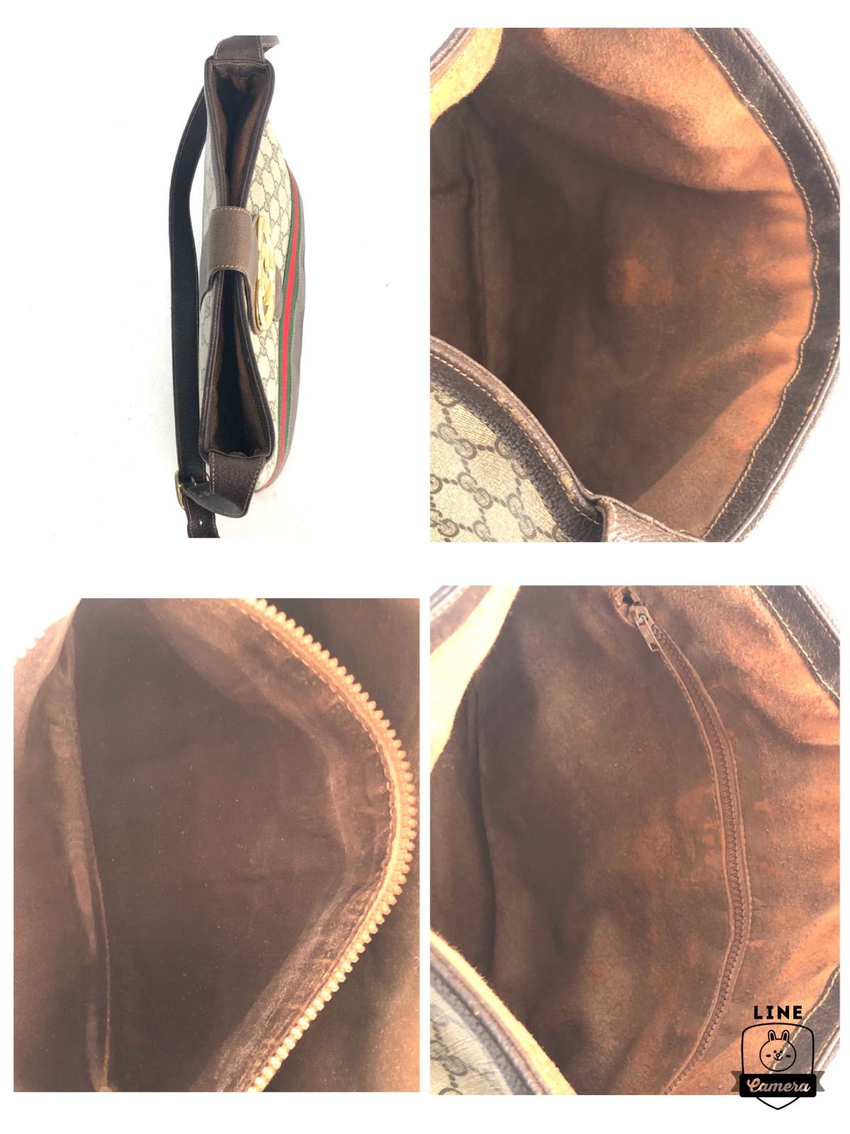 □美品□希少□鑑定済み□GUCCI グッチ ワンショルダーバッグ GG 