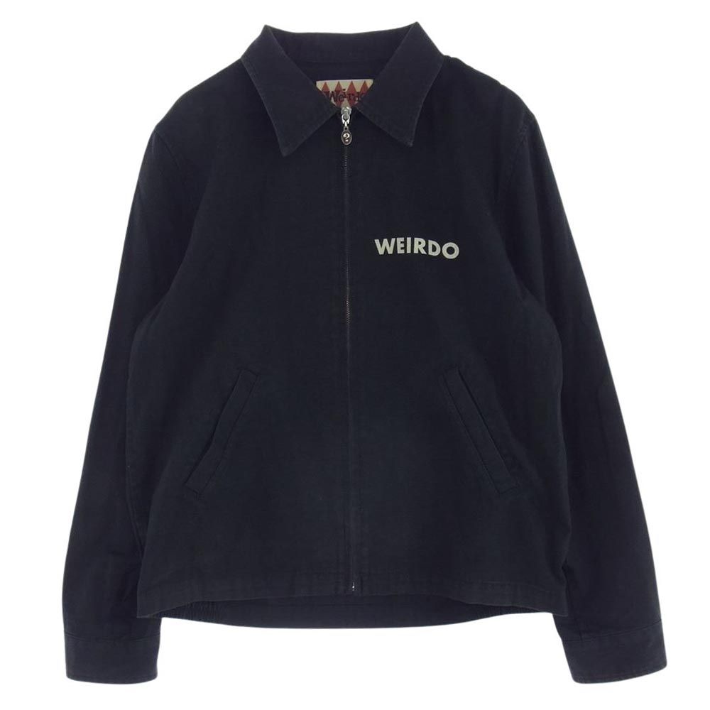 WEIRDO ウィアード 15AW WRD-15-MW-01 PLAIN JACKET ロゴ プリント プレーンジャケット ブラック系 M【中古】 -  メルカリ