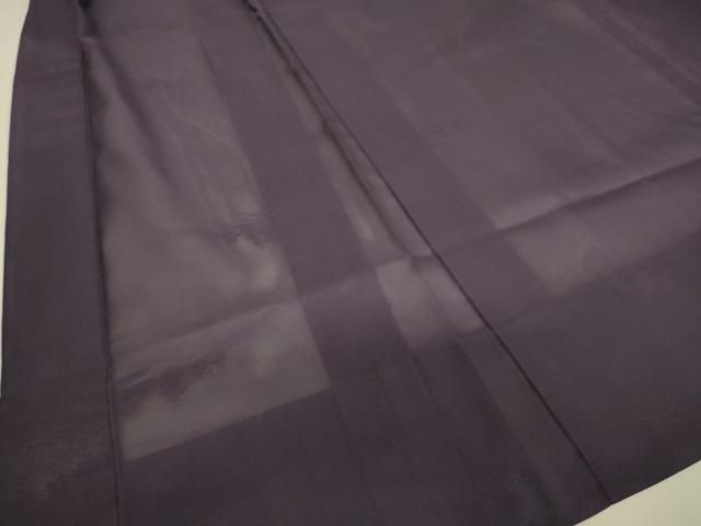 平和屋着物▽長羽織 スリーシーズン 春夏秋 塵除け 紗 樹林文 烏羽色