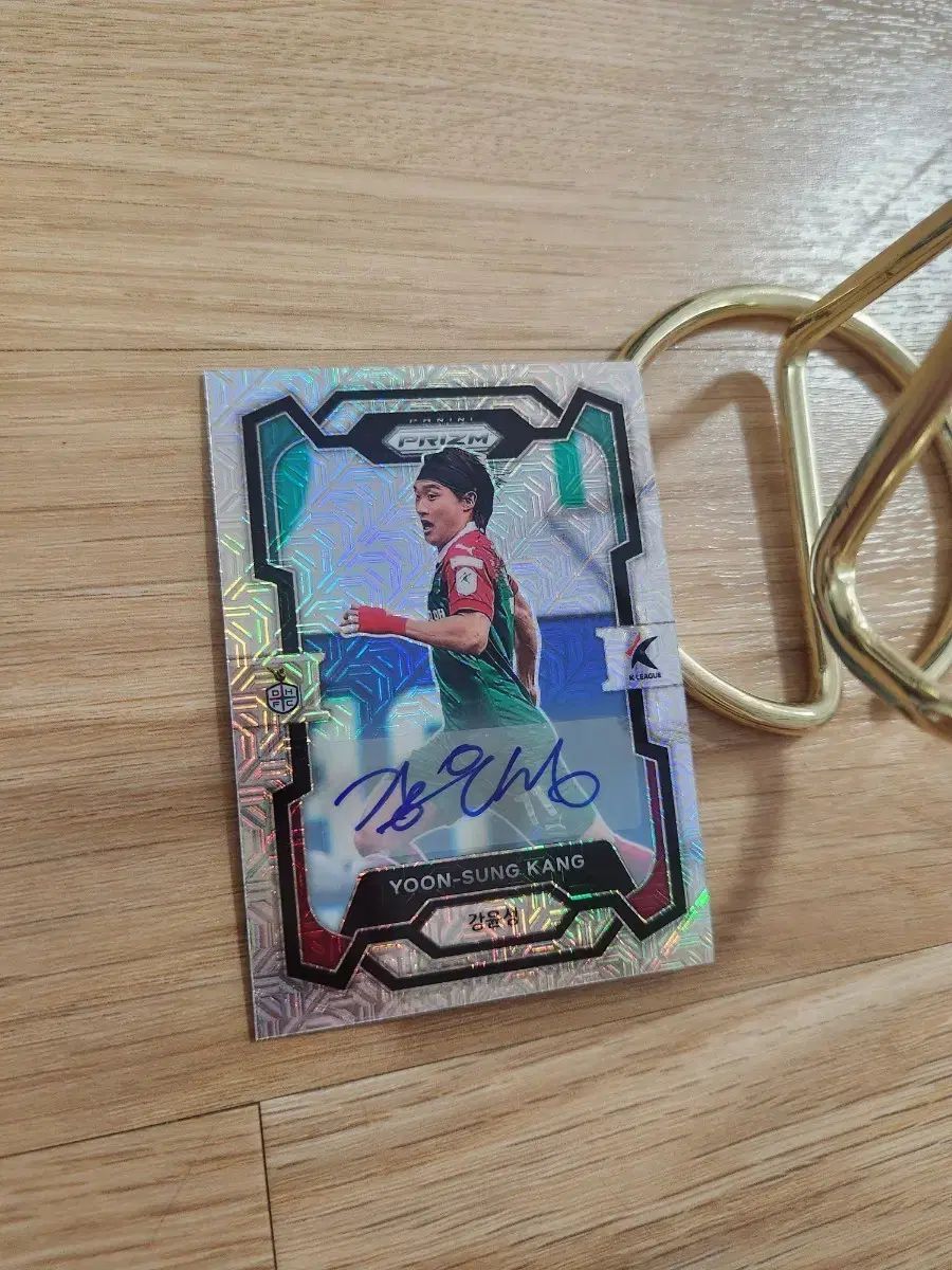24 Panini パニーニ Kリーグ 25 モジョ 大田ハナシチズン カン ユンソン サインオート サッカーカード
