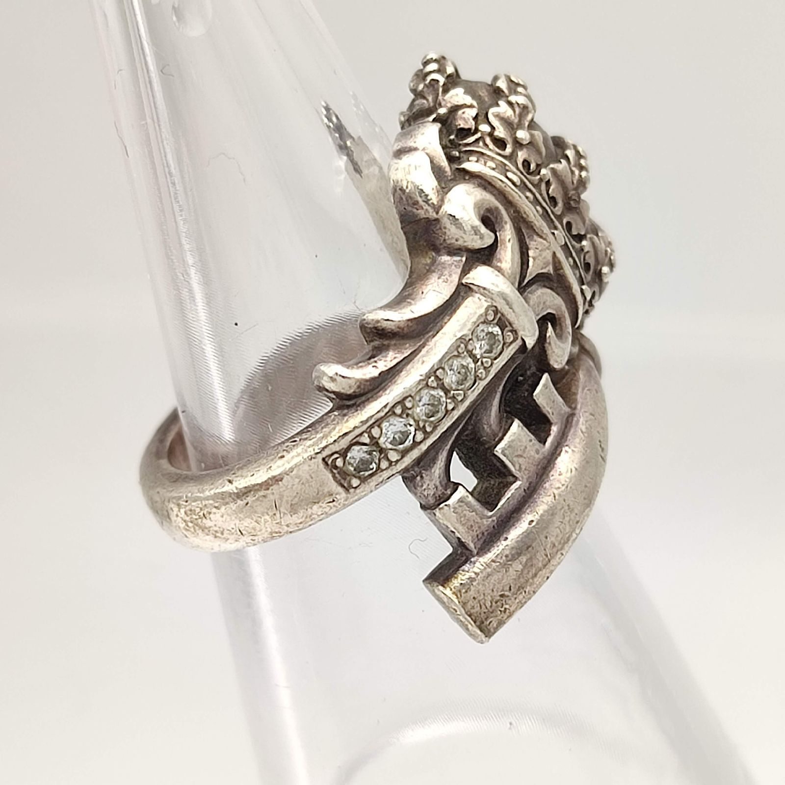 Justin　Davis　オニキス　クロス　シルバーリング　13号 Justin Davis オニキス クロス シルバーリング 13号 Justin Davis