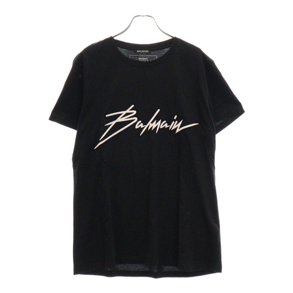 BALMAIN☆半袖 ロゴ Ｔシャツ BALMAIN - ロゴ 半袖Tシャツ / GOLD FOIL LOGO T-SHIRTS
