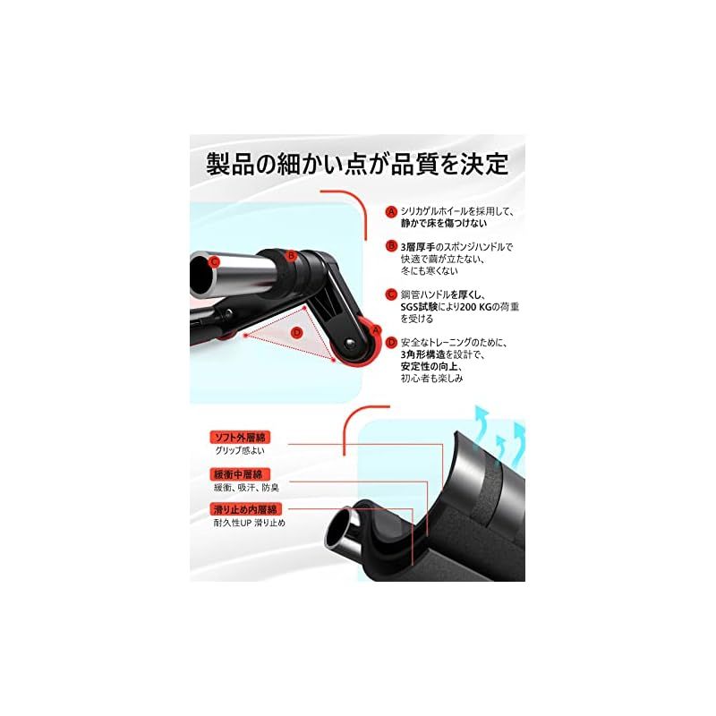 GMOLIS 2in1折りたたみ式腹筋ローラー プッシュアップバー兼用 GMOLIS 2in1折りたたみ式腹筋ローラー プッシュアップバー兼用