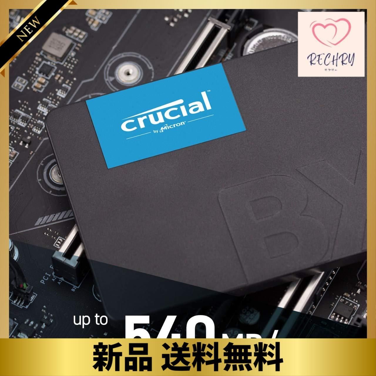 Crucial ( クルーシャル ) 480GB 内蔵SSD BX500SSD1 シリーズ 2.5