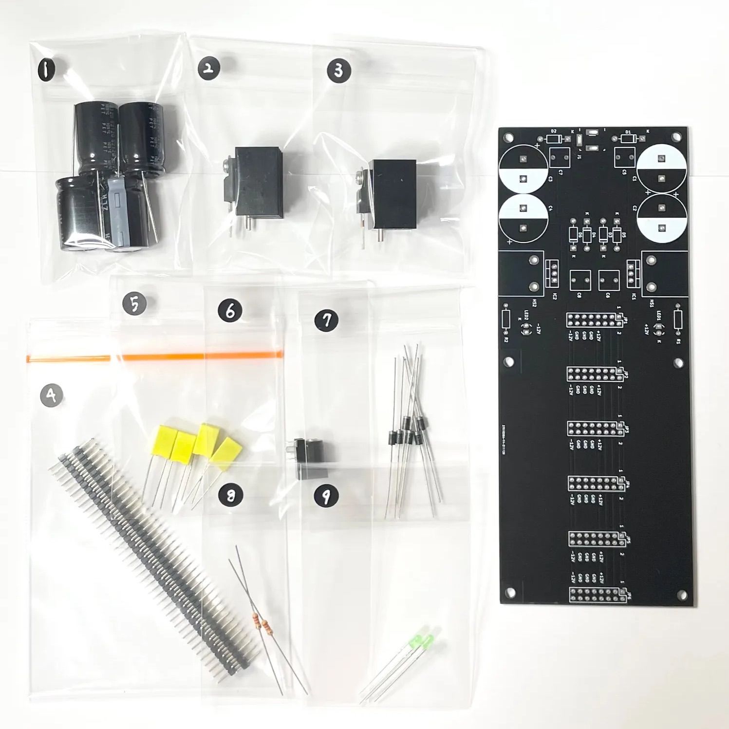 ユーロラックモジュラーシンセサイザー小型電源DIYキット - メルカリ