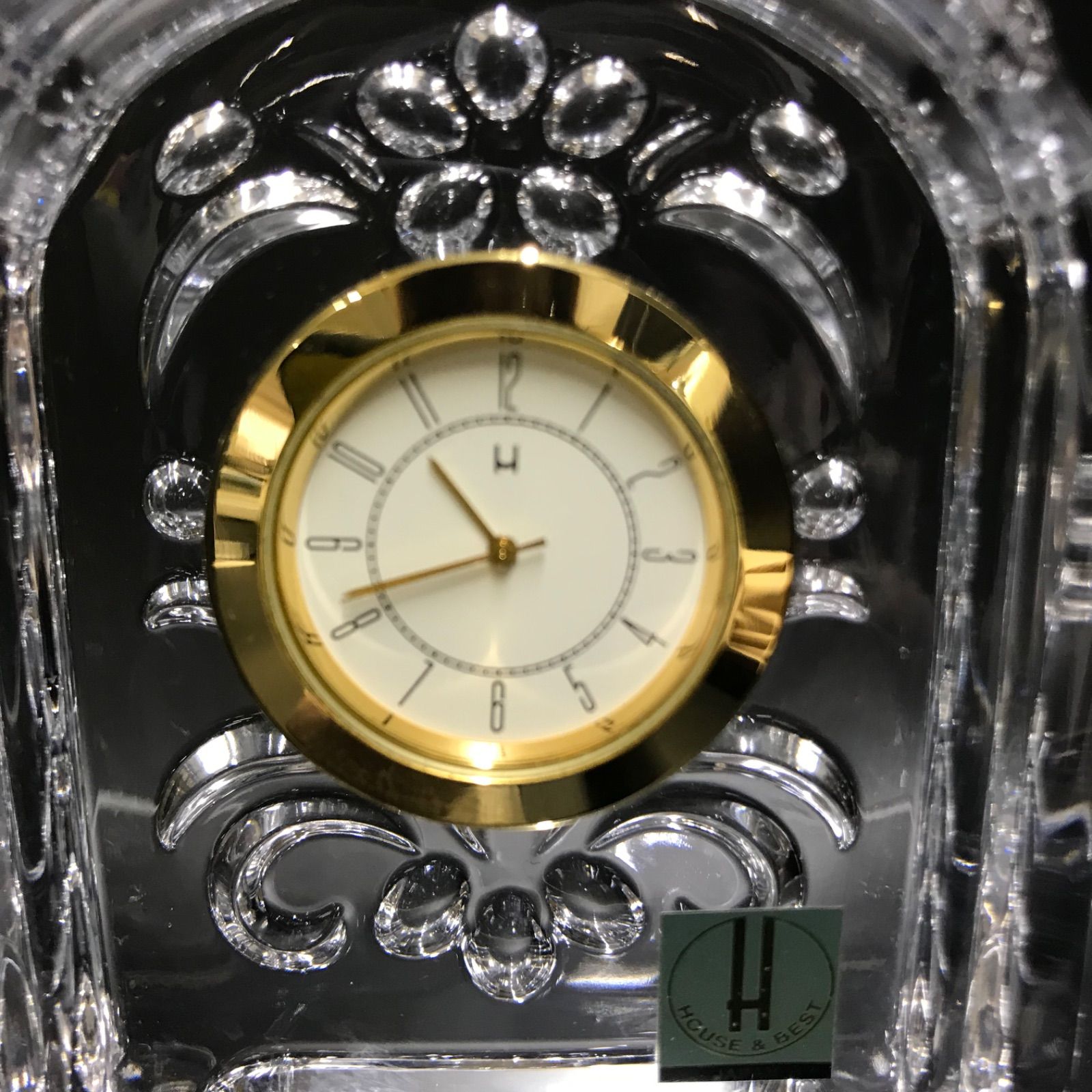 HOYA ホヤ　特大クリスタル　置き時計　クリスタルガラス　重さ6.7キロ HOYA ホヤ 特大クリスタル 置き時計 クリスタルガラス 重さ6.7