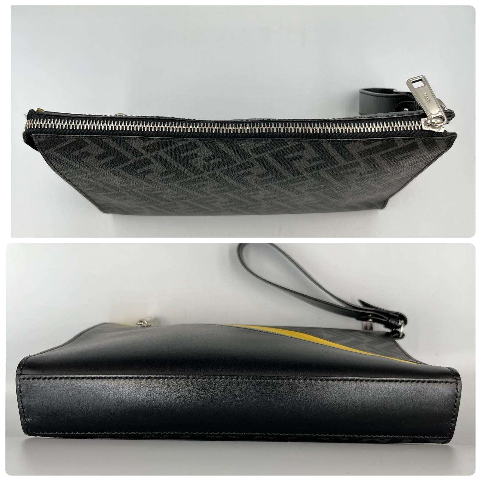 フェンディ FENDI クラッチバッグ ダイアゴナル セカンドバッグ 7VA491 
