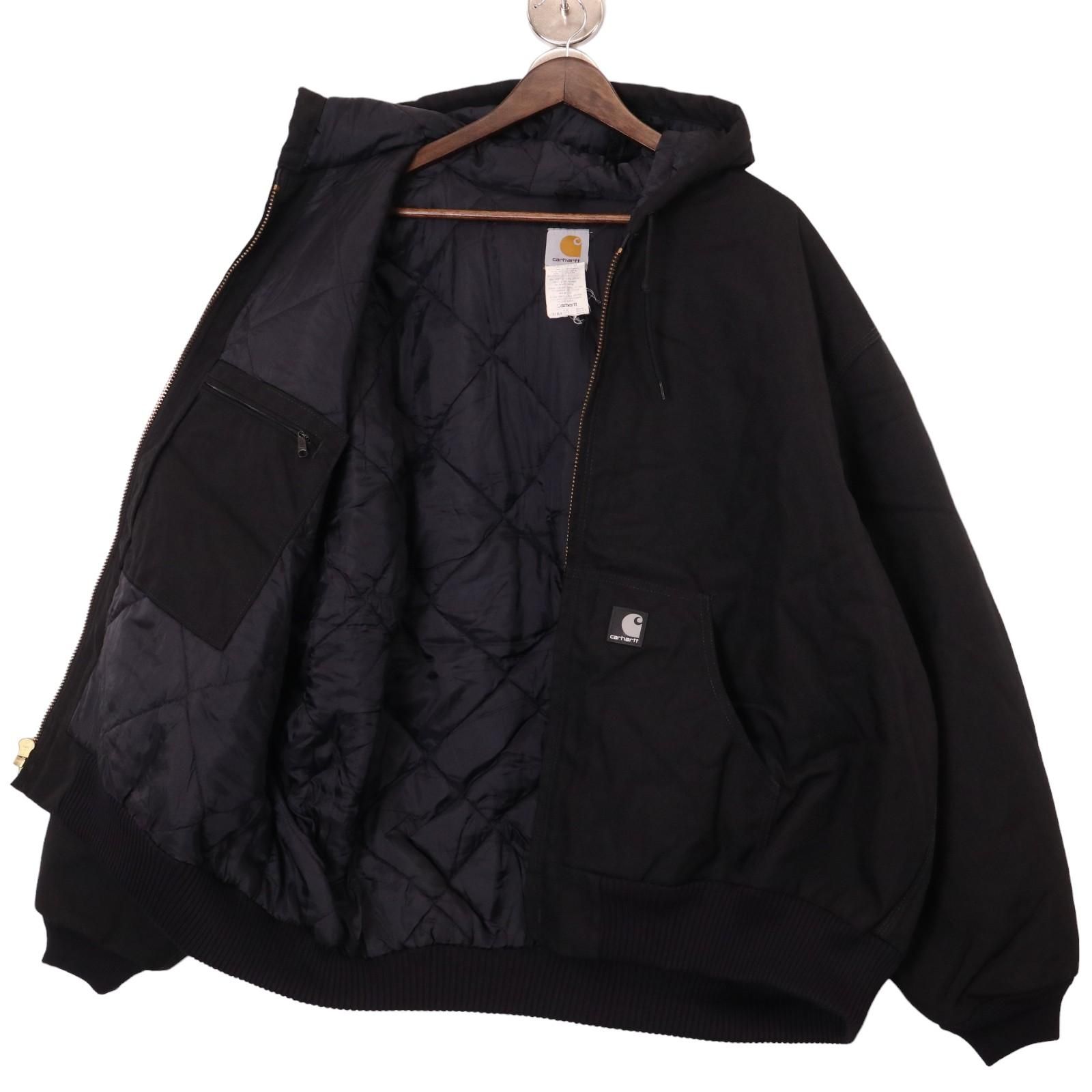 00年代 Carhartt カーハート アクティブジャケット ワーク ブラック 