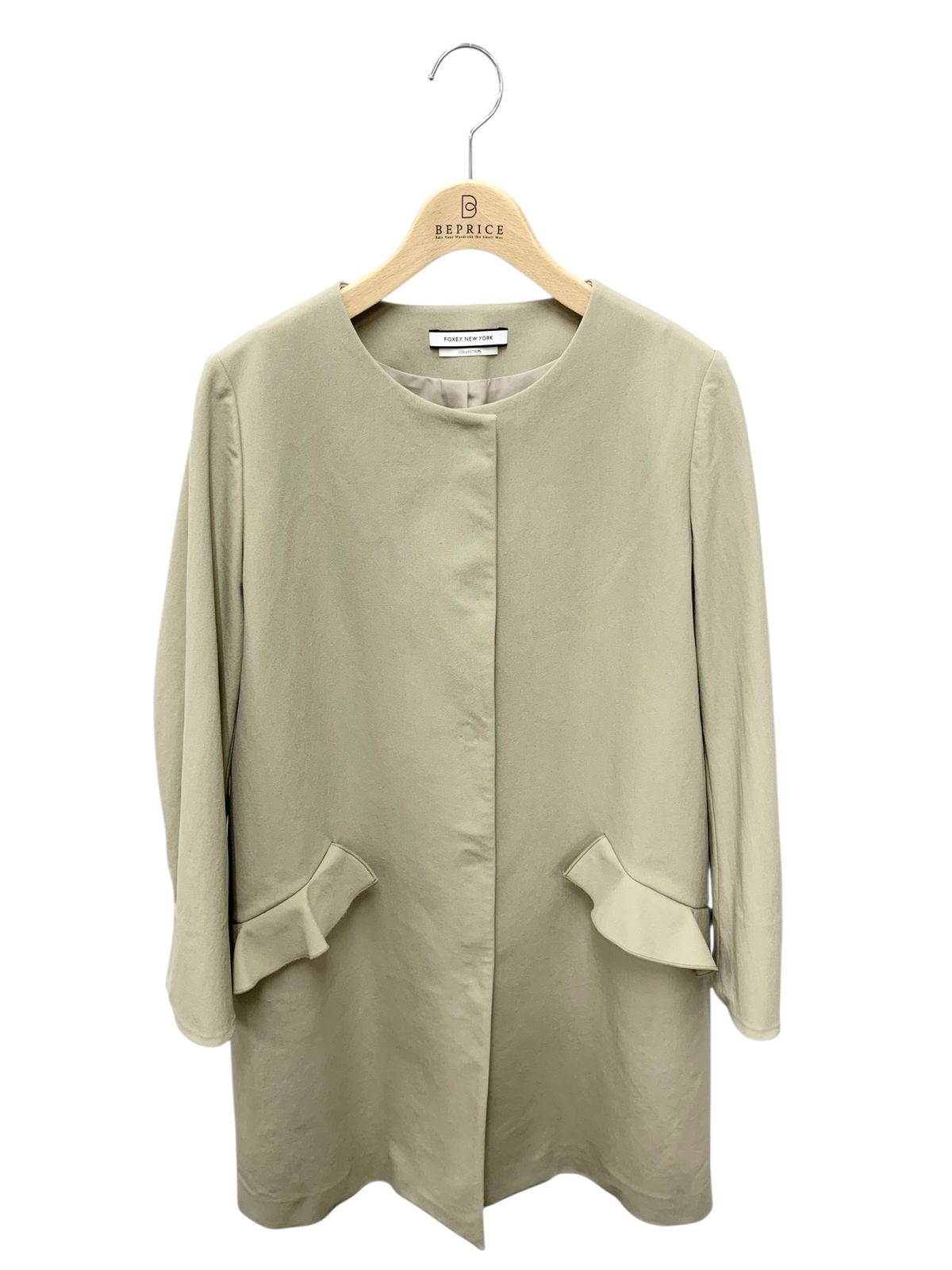 FOXEY NEW YORK　フォクシー　 フード付き　パーカー 38 ベージュ フォクシーニューヨーク 38322 スカート 38 ベージュ