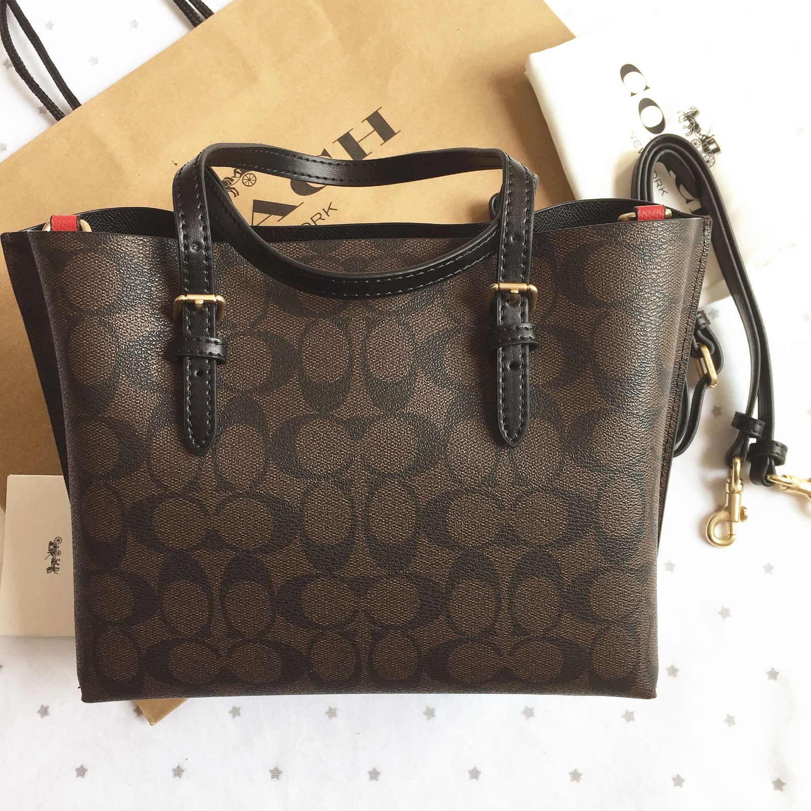 セール中】COACH コーチバッグ C4250 ダークブラウン トートバッグ  