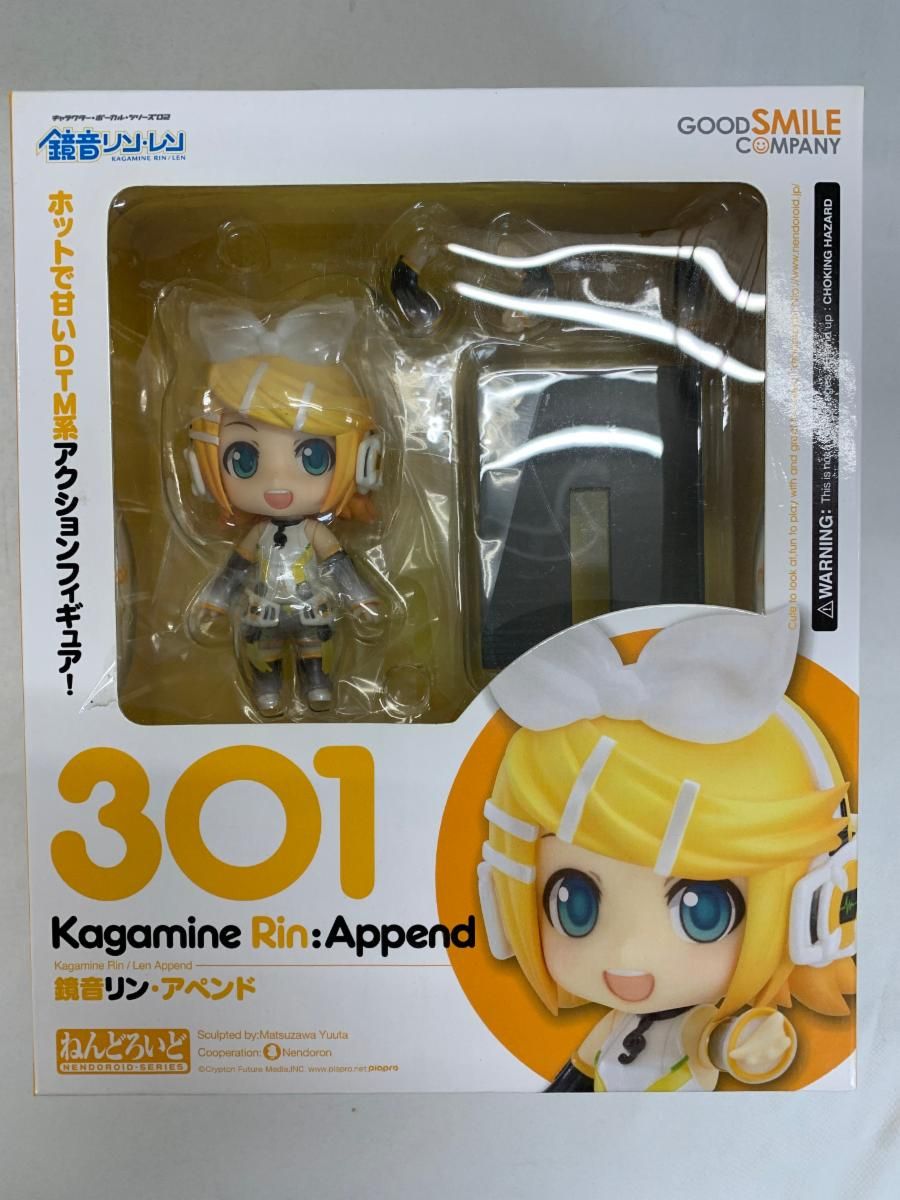 【未開封】ボーカロイド鏡音リン・鏡音レンアペンド ねんどろいど 301・302 未開封】ボーカロイド鏡音リン・鏡音レンアペンド ねんどろいど