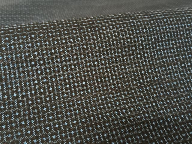 平和屋着物○男性 本場大島紬 アンサンブル 100亀甲 総詰め キング