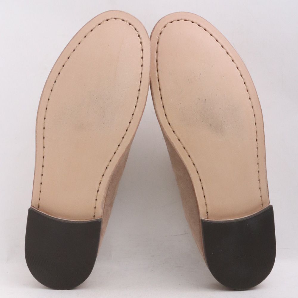 INNAT 23SS SUEDE SLIPON SHOES ベージュ スリッポン-