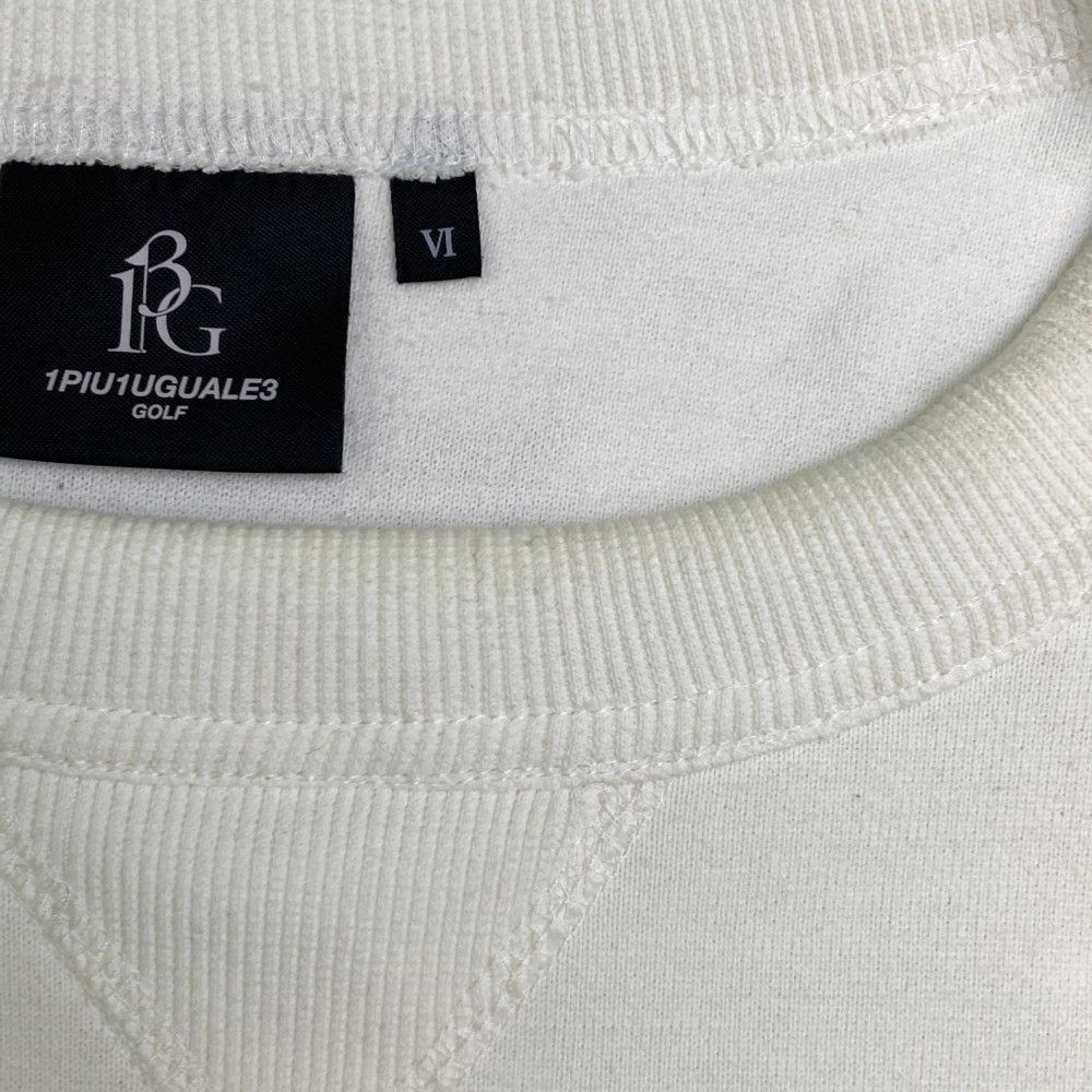 サイズ Ⅵ 1PIU1UGUALE3 GOLF スウェットトレーナー ホワイト系 240101349395 ゴルフウェア メンズ ストスト LLC-HASEGAWATOSO_COM