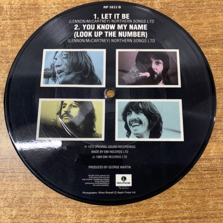 THE BEATLES - 限定ピクチャーレコード7インチLet it be TheBeatlesビートルズ ザ・ビートルズ - レット・イット・ビー / 7インチ EP - メルカリ