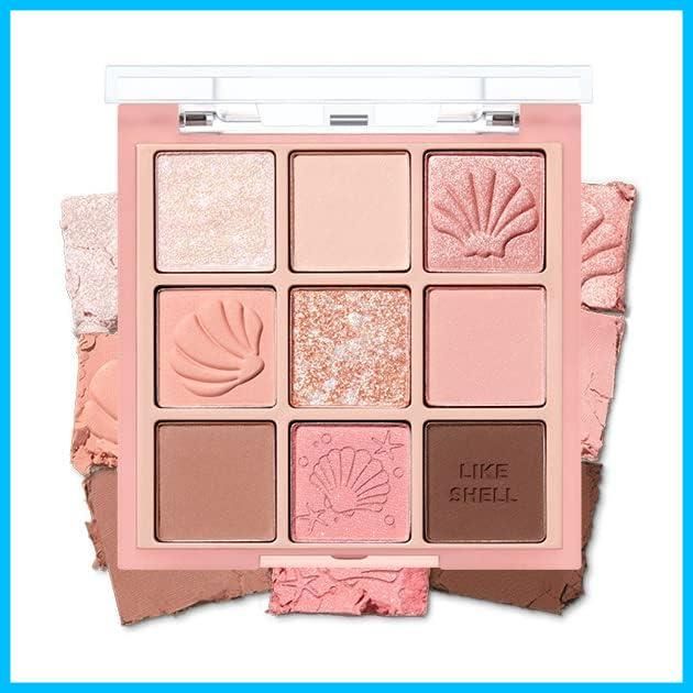 数量 08シェルオンザビーチ PALETTE EYE MOOD FAVE MY デイリーからポイントまで 陰影 まぶたに溶け込むテクスチャ パレット 11種類 ホリカホリカ HOLIKAHOLIKA マイフェイブムードアイシャドウパレット