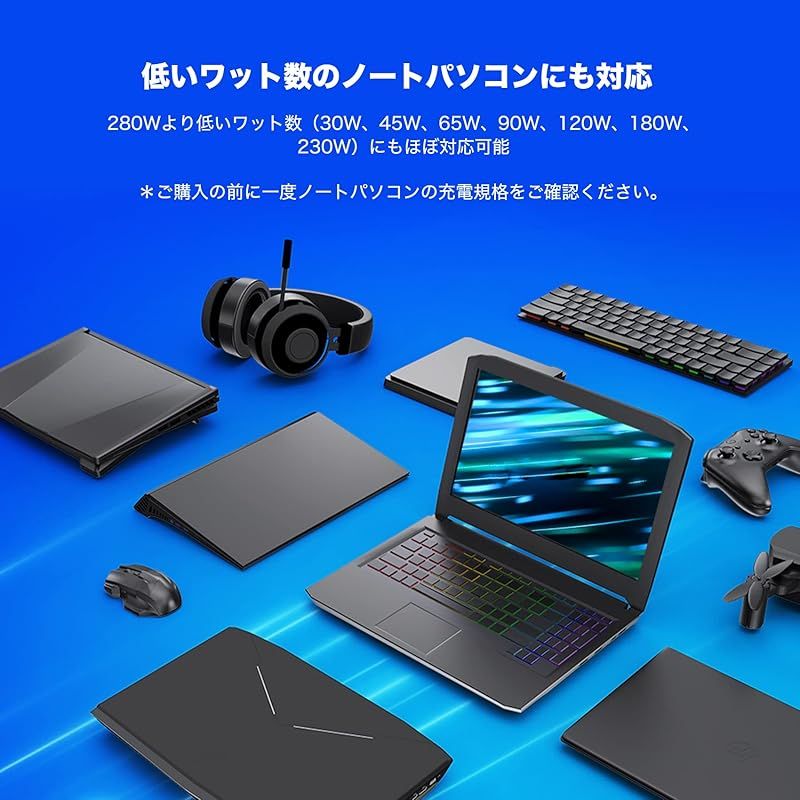 Innergie イナジー ゲーミング pc AIパソコン向け 大出力 ACアダプター 280W 5種類のプラグ付き 充電器 デルタ電子 0 MARWIL-DEMENAGEMENTS_CH