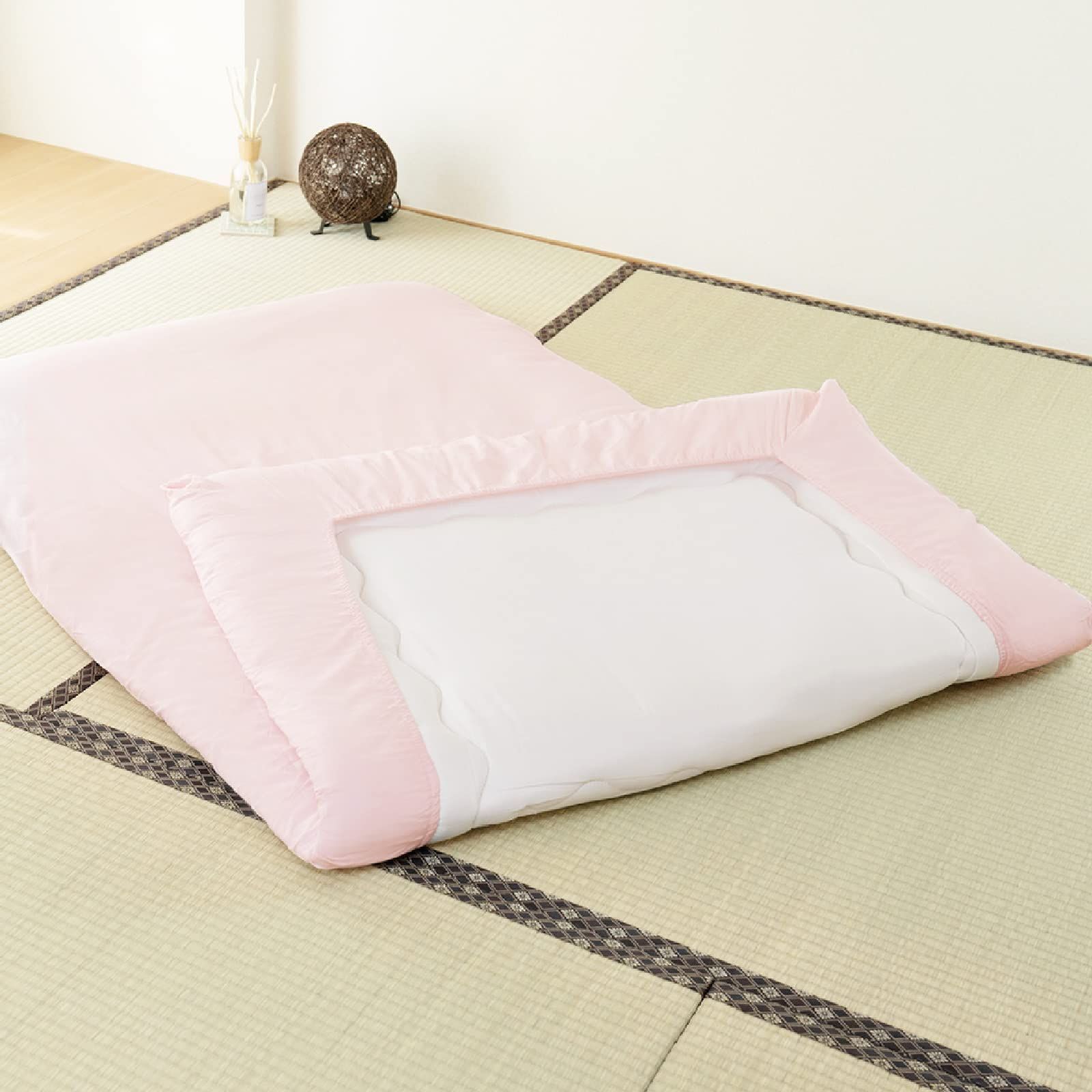 105×215cm おしゃれ 敷き布団カバー 敷カバー 敷きカバー ゴム フィットシーツ シーツ ピンク 綿100％ シングル ワンタッチシーツ シルフィーズ
