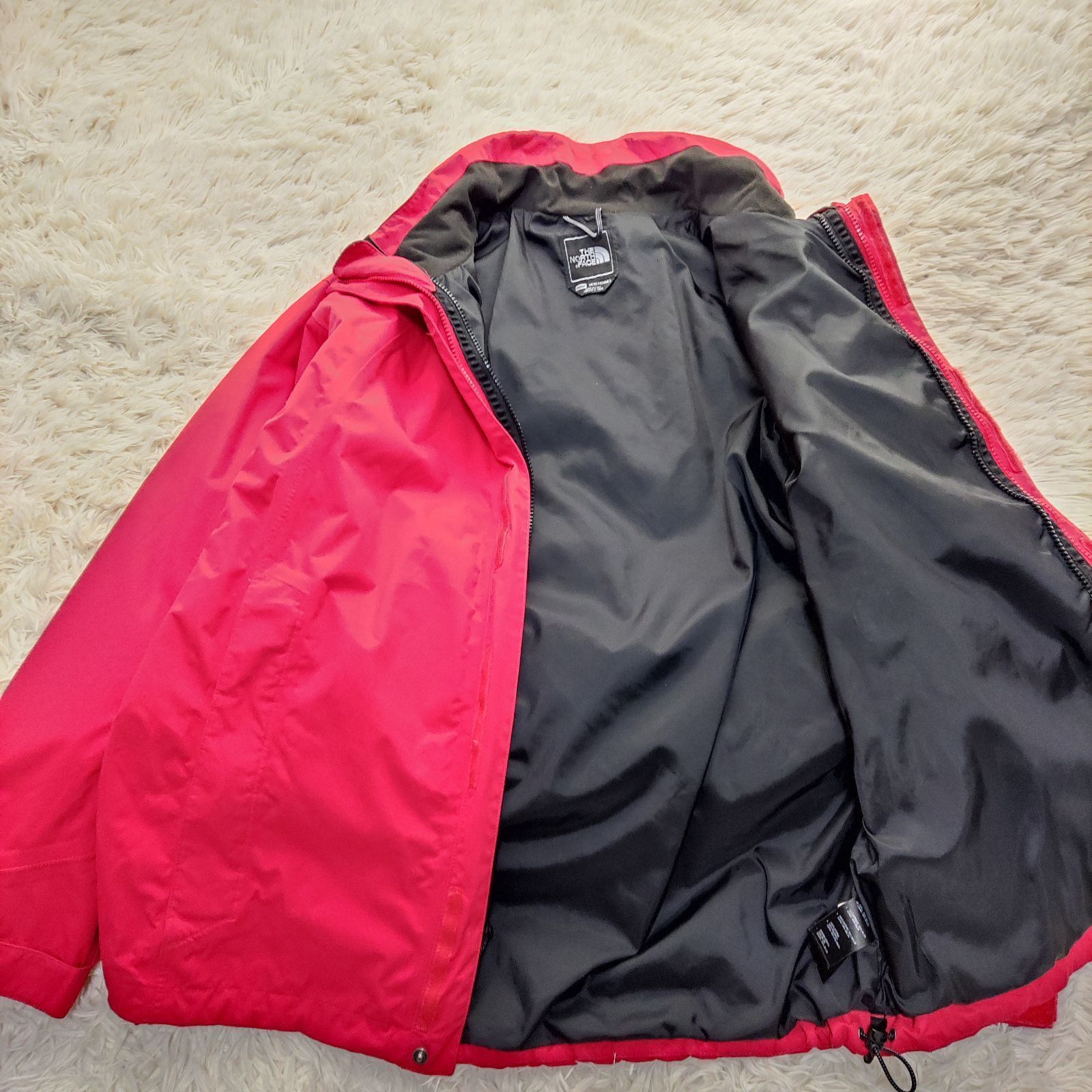 THE NORTH FACE 90s REDカラー HYVENT FULL ZIP NYLON JACKET/S10-RTO