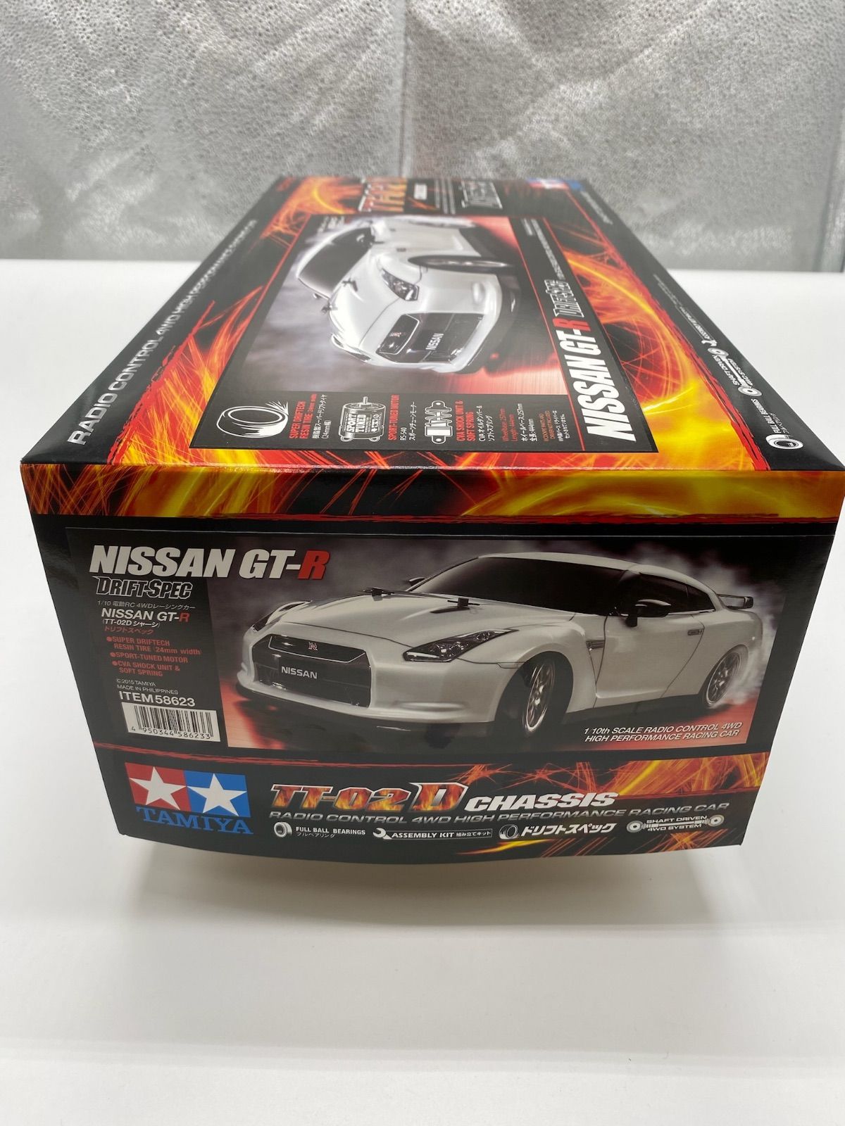 タミヤ（58623）1/10RC NISSAN GT-R（TT-02Dシャーシ）ドリフト