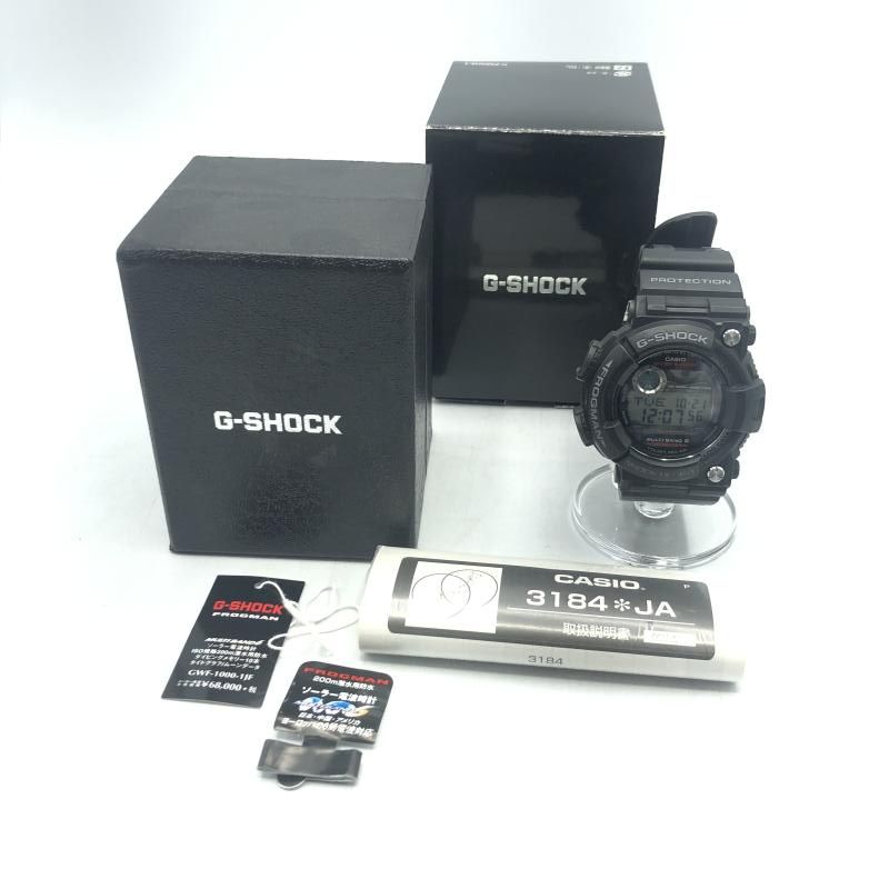 中古】G-SHOCK MASTER OF G FROGMAN GWF-1000-1JF カシオ ジーショック  