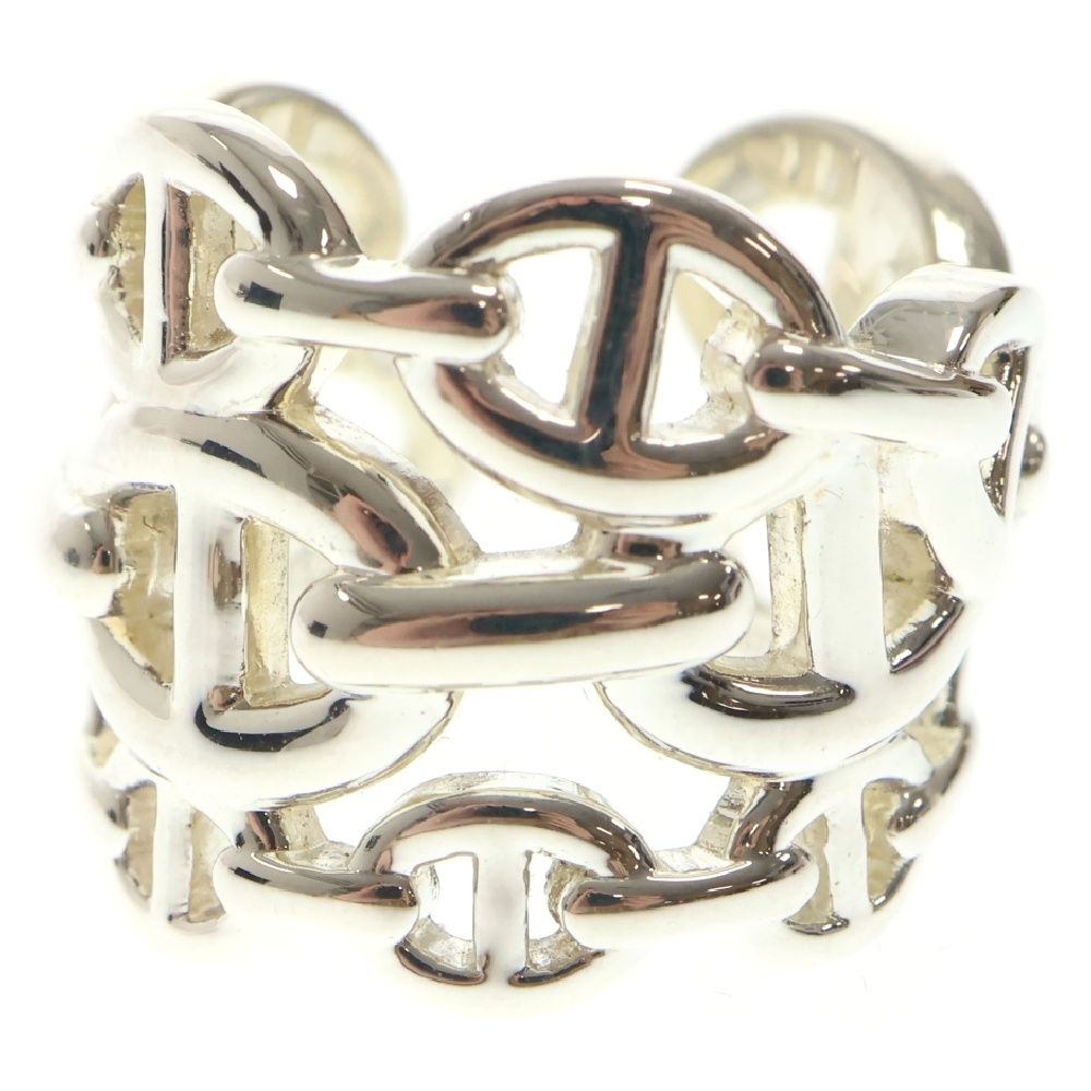 HERMES (エルメス) アンシェネ シェーヌダンクル GM シルバー リング