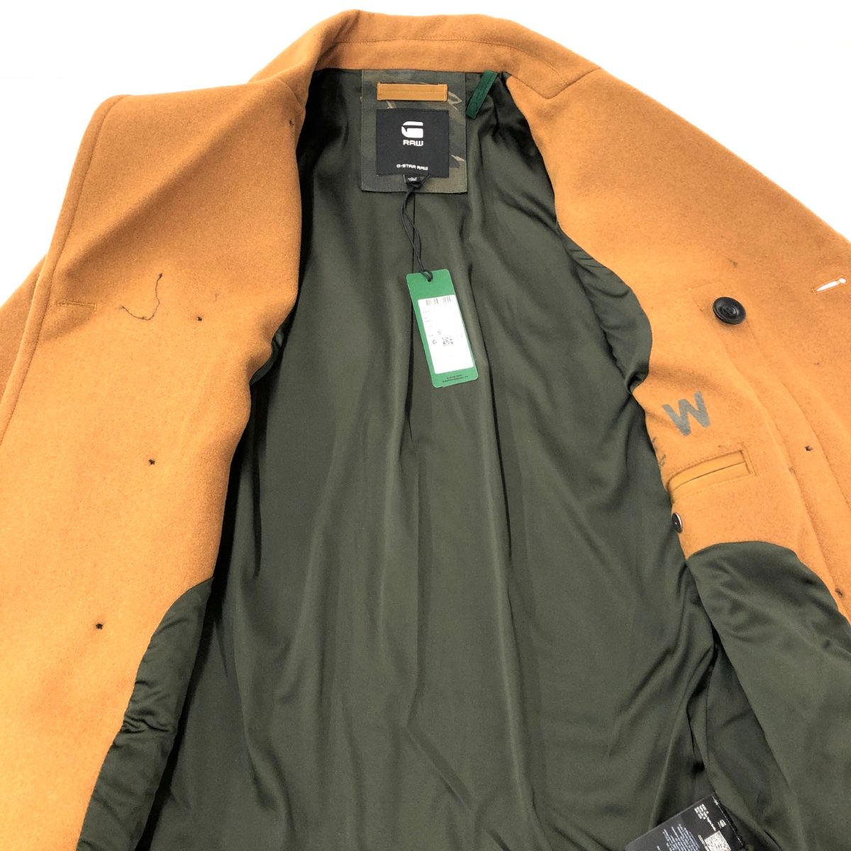 未使用品 G-STAR RAW ジースターロウ ピー コート サイズ:S ベージュ